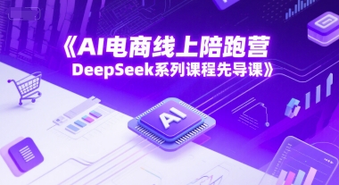 AI电商线上陪跑营，DeepSeek系列课程先导课-聊项目