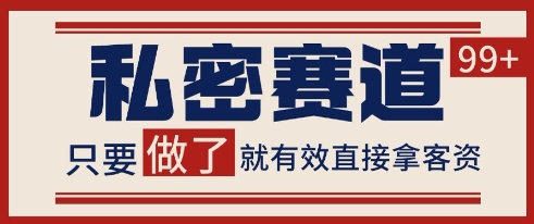 小红书某音私密赛道引流获客 自热矩阵日引200+【揭秘】-聊项目