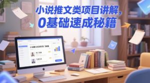 小说推文类项目讲解,0 基础速成秘籍-聊项目