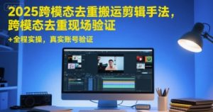 2025跨模态去重搬运剪辑手法,跨模态去重现场验证 +全程实操,真实账号验证-聊项目