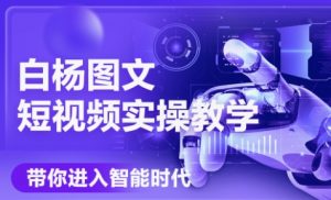 白杨老师·Ai图文短视频实操课(更新6月)-聊项目