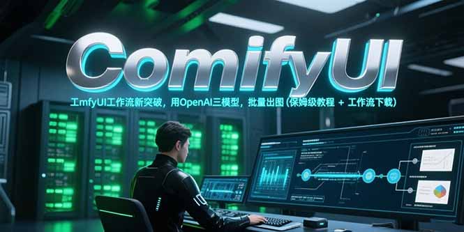 ComfyUI工作流新突破，用OpenAI三模型，批量出图(保姆级教程+工作流下载-聊项目
