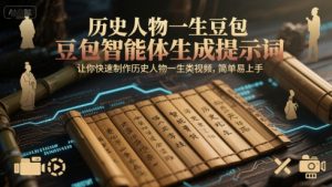 历史人物一生豆包智能体生成提示词,让你快速制作历史人物一生类视频,简单易上手-聊项目