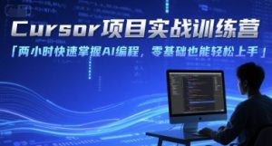Cursor项目实战训练营,两小时快速掌握AI编程,零基础也能轻松上手-聊项目