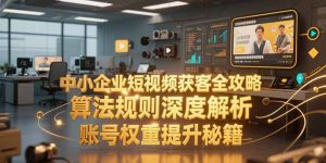 中小企业短视频获客全攻略,算法规则深度解析,账号权重提升秘籍-聊项目