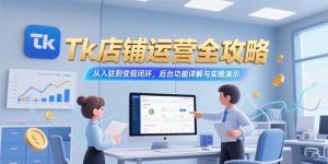 Tk店铺运营全攻略,从入驻到变现闭环,后台功能详解与实操演示-聊项目