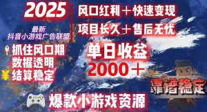 日赚2000＋从零开始的财富逆袭实录，风口红利+快速变现-聊项目