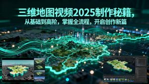 三维地图视频2025制作秘籍,从基础到高阶,掌握全流程,开启创作新篇-聊项目