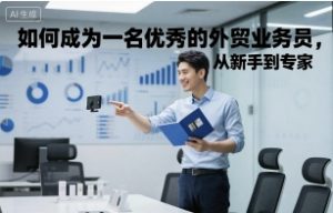 如何成为一名优秀的外贸业务员,从新手到专家-聊项目