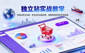 独立站实战教学,跨境经营全攻略,助您告别流量依赖,掌握跨境经营的终极奥-聊项目